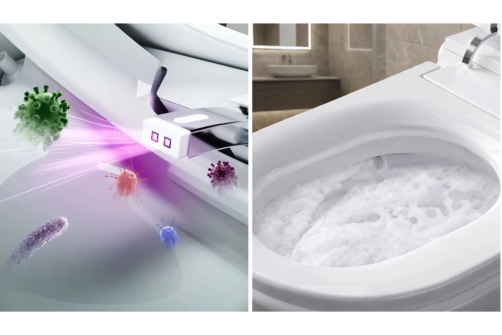 Penušavi štit i UV sterilizacija